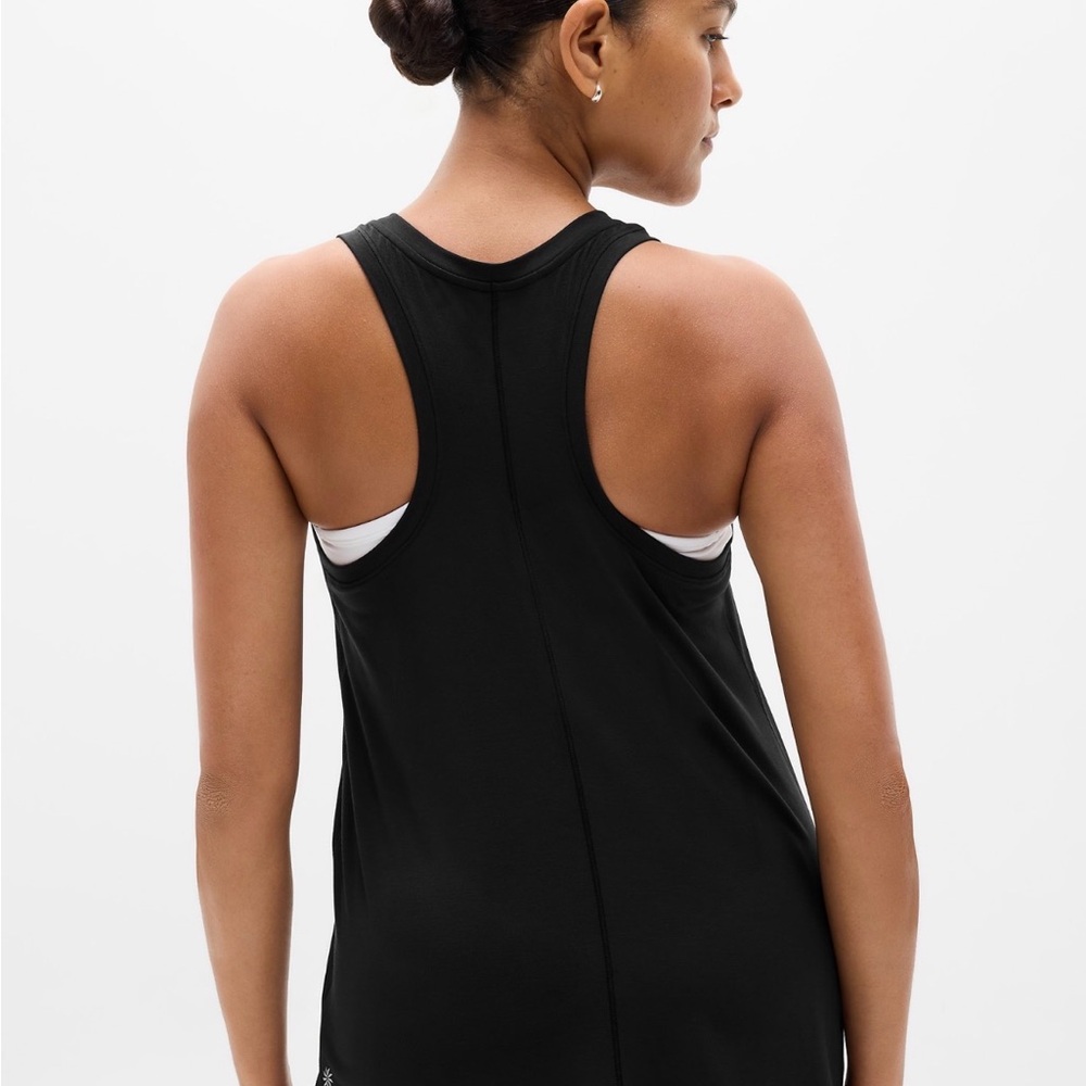 Women's Black Sleeveless With Ease 2.0 Tank Top - Picture 2 of 7